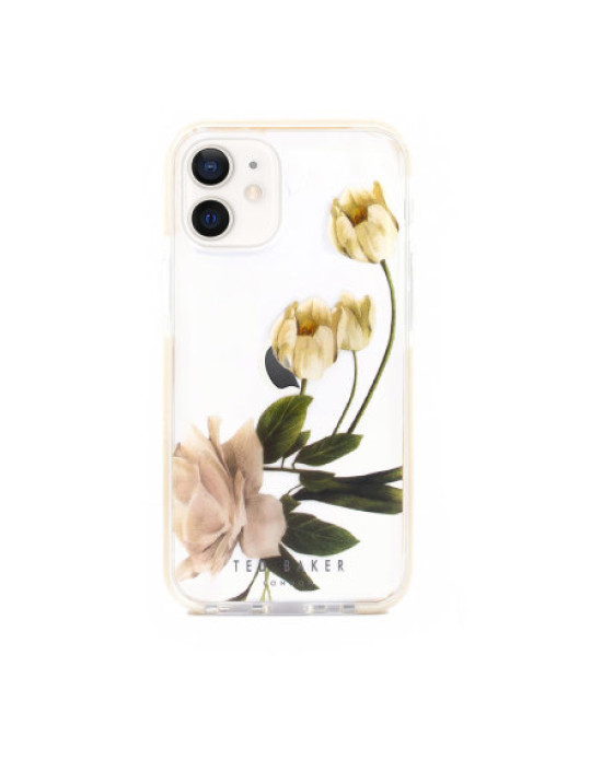 Ted Baker Elderflower iPhone 12 Anti-Shock Case - Clear