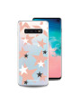 LoveCases Samsung S10 Pink Star Clear Phone Case