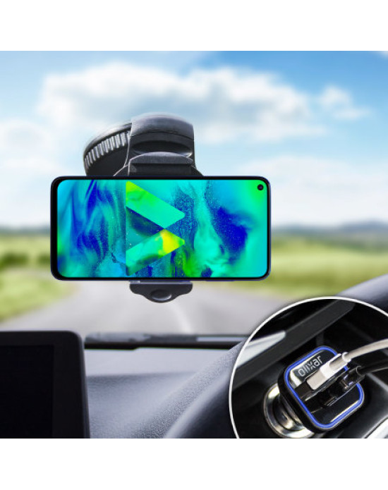Olixar DriveTime Samsung Galaxy M40 Car Holder & Charger Pack