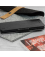 Olixar Leather-Style Oppo Reno Wallet Stand Case - Black