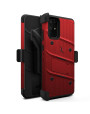 Zizo Bolt Samsung Galaxy S20 Ultra Tough Case - Red