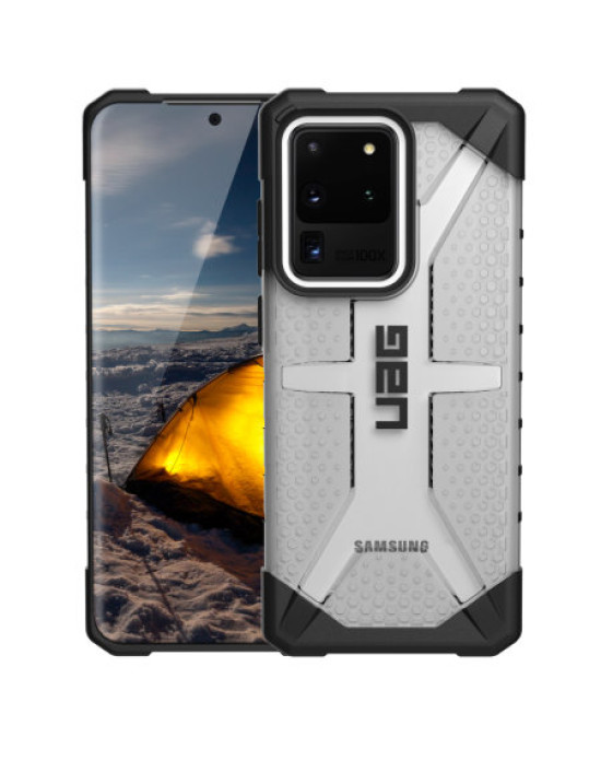 UAG Plasma Samsung Galaxy S20 Ultra Protective Case- Ice