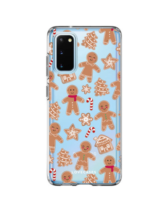 LoveCases Samsung Galaxy S20 Gel Case - Christmas Gingerbread