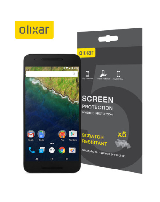 Olixar Nexus 6P Screen Protector 5-in-1 Pack