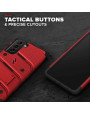 Zizo Bolt Samsung Galaxy S21 Plus Tough Case & Screen Protector - Red