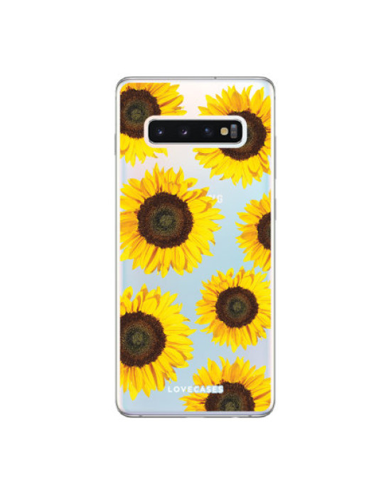 LoveCases Samsung S10 Sunflower Clear Phone Case