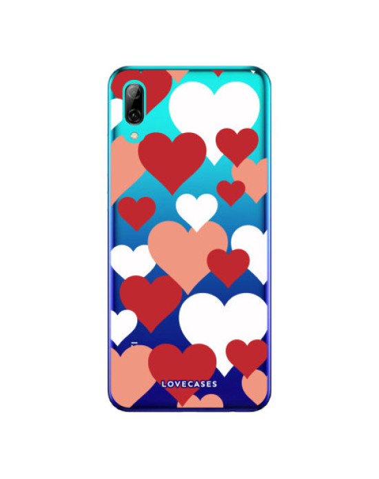 LoveCases Huawei P Smart 2019 Love Heart Clear Phone Case LoveCases Huawei P Smart 2019 Love Heart Clear Phone Case