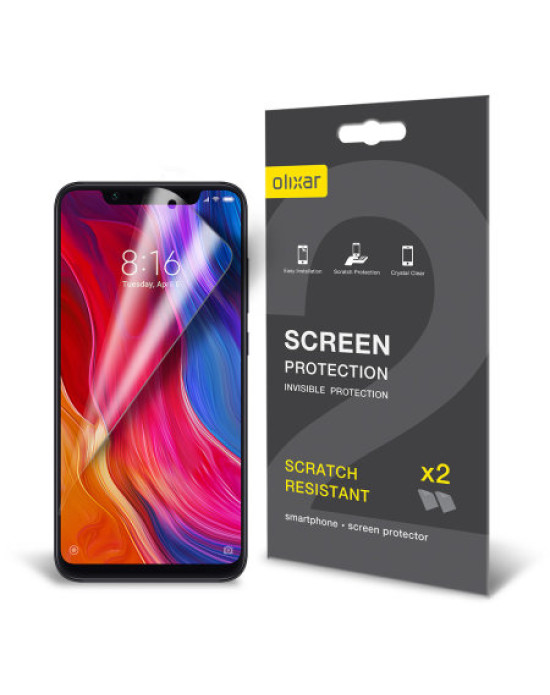 Olixar Xiaomi Mi 9 Film Screen Protector 2-in-1 Pack Olixar Xiaomi Mi 9 Film Screen Protector 2-in-1 Pack