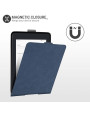 Olixar Leather-style Kindle Paperwhite 4 Stand Case - Blue