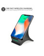 Olixar 10W Wireless Slim Charging Stand With Cooling Fan - Black