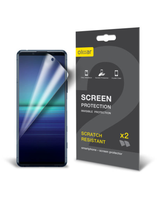 Olixar Sony Xperia 5 II Film Screen Protector - 2-in-1 Pack