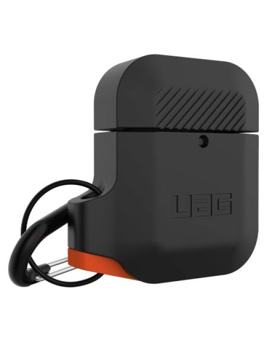 UAG Apple AirPods Silicone Case - Black/Orange