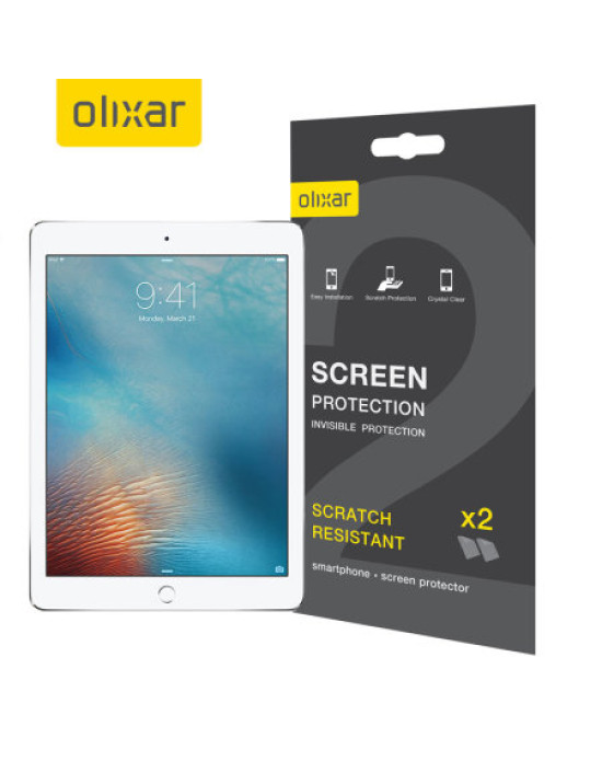 Olixar iPad 9.7 2018 Screen Protector 2-in-1 Pack Olixar iPad 9.7 2018 Screen Protector 2-in-1 Pack