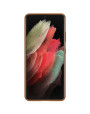 Official Samsung Galaxy S21 Ultra Genuine Leather Cover Case - Brown