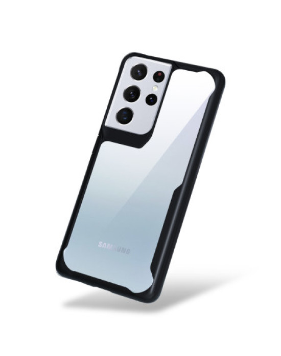 Olixar NovaShield Samsung Galaxy S21 Ultra Bumper Case - Black