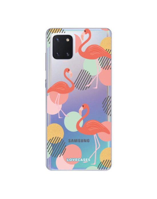 LoveCases Samsung Galaxy Note 10 Lite Flamingo Phone Case - Clear LoveCases Samsung Galaxy Note 10 Lite Flamingo Phone Case - Clear