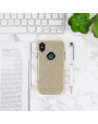 LoveCases Glitter iPhone X Case - Gold