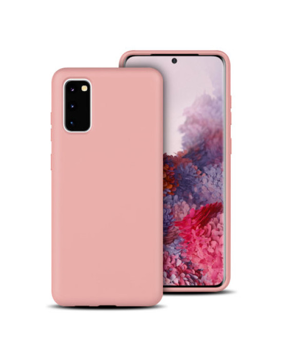 Olixar Samsung Galaxy S20 Soft Silicone Case - Pastel Pink
