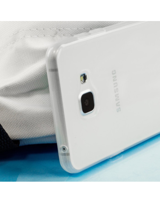Olixar FlexiShield Samsung Galaxy A7 2016 Gel Case - Frost White