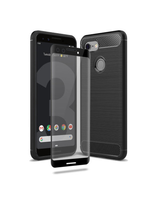 Olixar Sentinel Google Pixel 3 Case And Glass Screen Protector
