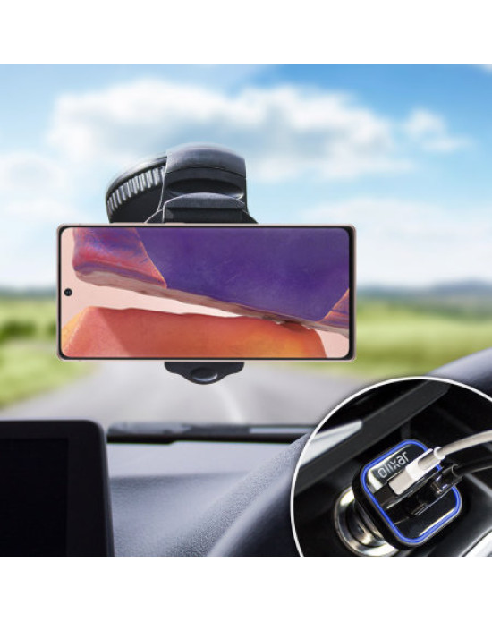 Olixar DriveTime Samsung Galaxy Note 20 Car Holder & Charger Pack