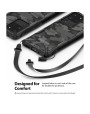 Ringke Fusion X Design Samsung Galaxy S20 Ultra Tough Case- Camo Black