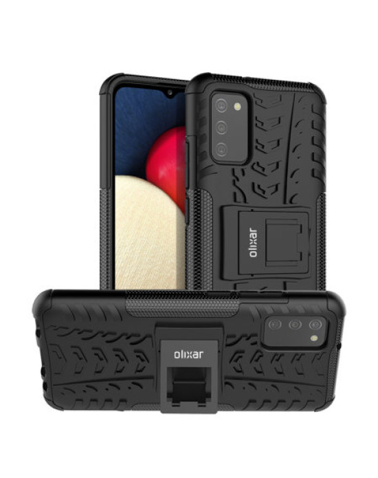 Olixar ArmourDillo Samsung Galaxy A02s Protective Case - Black