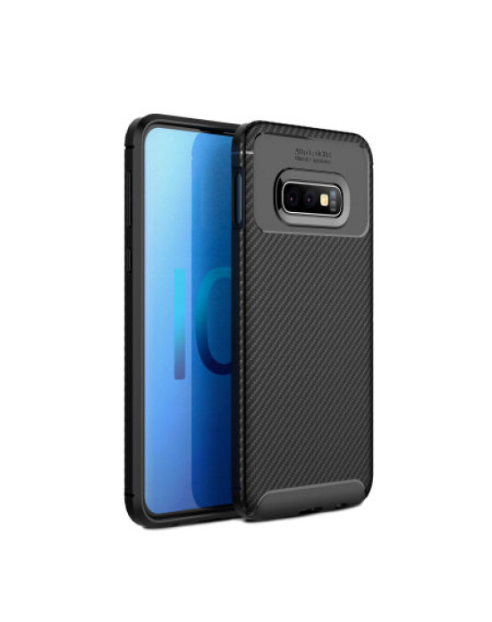Olixar Carbon Fibre Samsung Galaxy S10e Case - Black