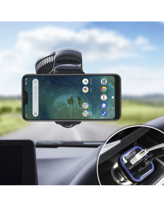 Olixar DriveTime Xiaomi Mi A2 Lite Car Holder & Charger Pack