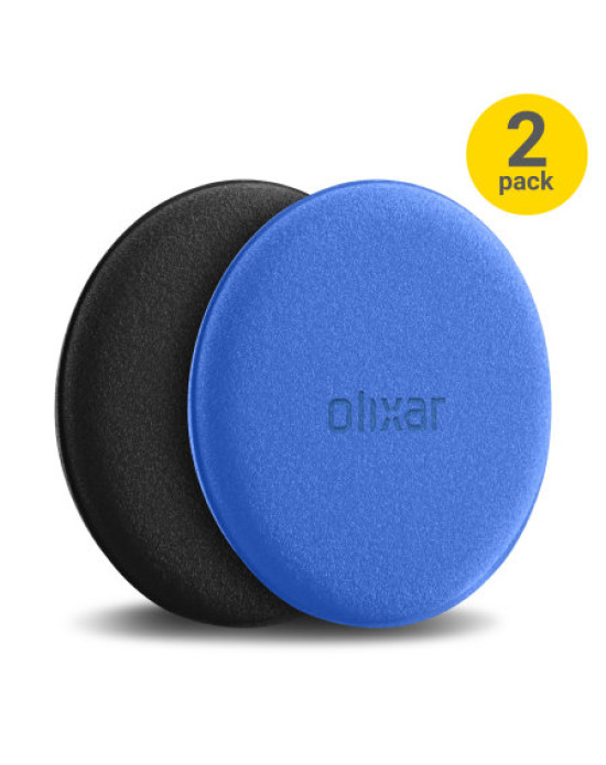 Olixar Microfibre Cleaning Pads - 2 Pack - Black & Blue