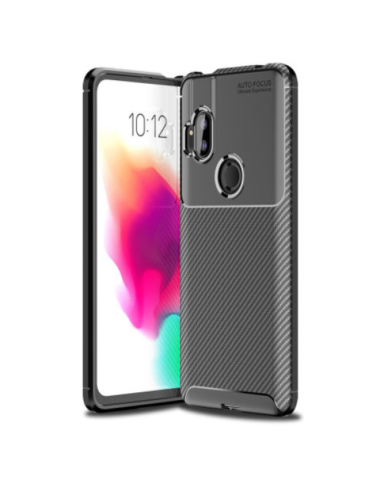 Olixar Carbon Fibre Motorola One Hyper Case - Black