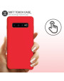 Olixar Samsung Galaxy S10 Plus Soft Silicone Case - Red