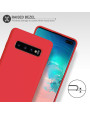 Olixar Samsung Galaxy S10 Plus Soft Silicone Case - Red