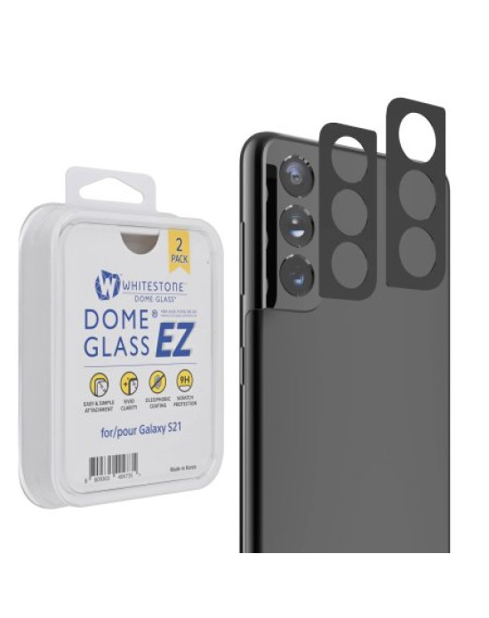 Whitestone Dome EZ Samsung Galaxy S21 Camera Protector - 2 Pack