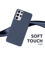 Olixar Samsung Galaxy S21 Ultra Soft Silicone Case - Midnight Blue