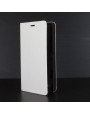 Olixar Leather-Style Sony Xperia C4 Wallet Stand Case - White