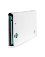 Olixar Leather-Style Sony Xperia C4 Wallet Stand Case - White