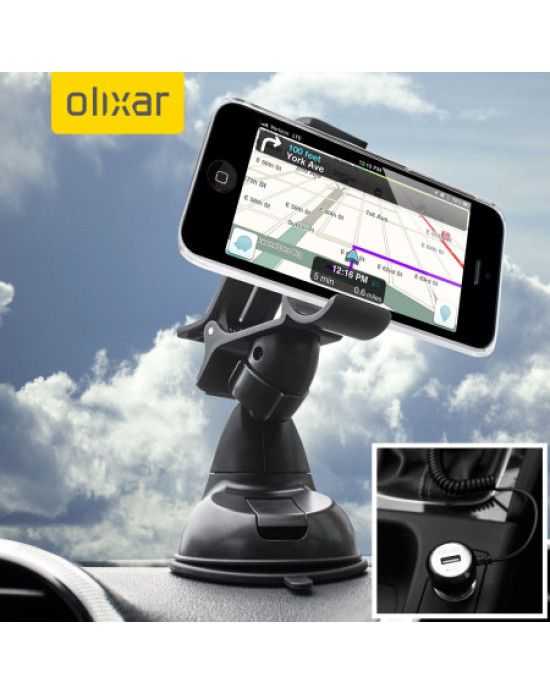 Olixar DriveTime iPhone 5C Car Holder & Charger Pack
