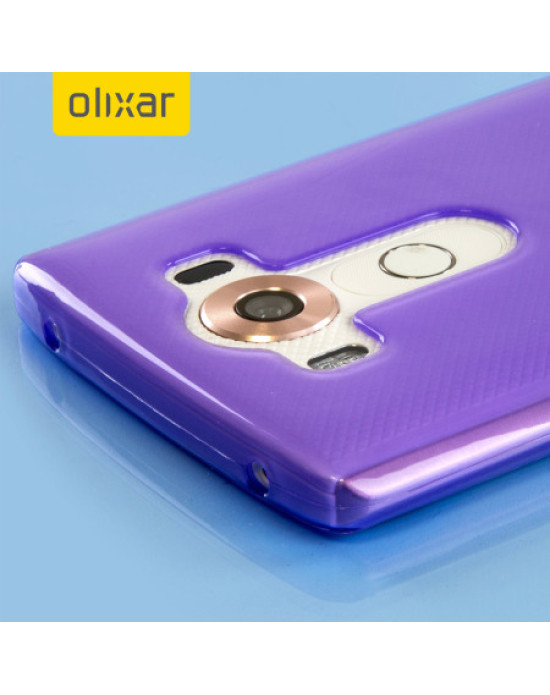 Olixar FlexiShield LG V10 Gel Case - Purple