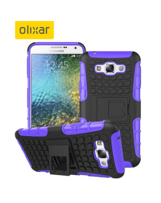 Olixar ArmourDillo Samsung Galaxy E7 Protective Case - Purple