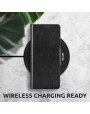 Olixar Leather-Style Samsung Note 10 Lite Wallet Stand Case - Black