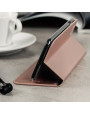 Olixar Leather-Style iPhone SE 2020 Wallet Stand Case - Rose Gold