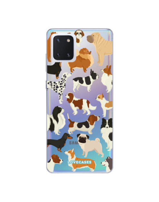 LoveCases Samsung Galaxy Note 10 Lite Gel Case - Dogs