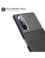 Olixar Sony Xperia 5 Carbon Fibre Case - Black
