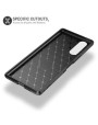 Olixar Sony Xperia 5 Carbon Fibre Case - Black