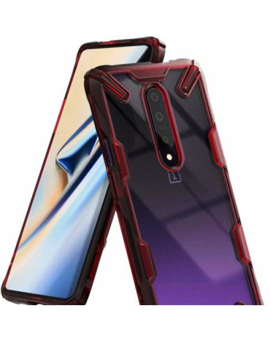Ringke Fusion X OnePlus 7 Pro 5G Case - Ruby Red