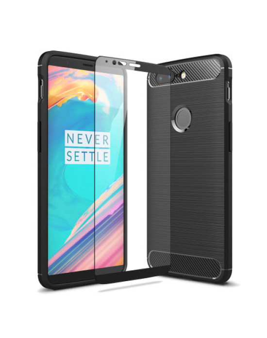 Olixar Sentinel OnePlus 5T Case and Glass Screen Protector