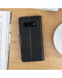Olixar Leather-Style Samsung Galaxy S10 Plus Wallet Stand Case - Black