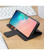 Olixar Leather-Style Samsung Galaxy S10 Plus Wallet Stand Case - Black