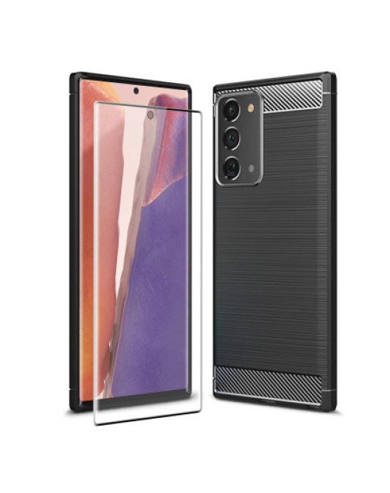 Olixar Sentinel Samsung Note 20 5G Case And Glass Screen Protector